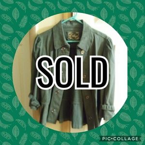Ethyl Military Blazer- Army Green